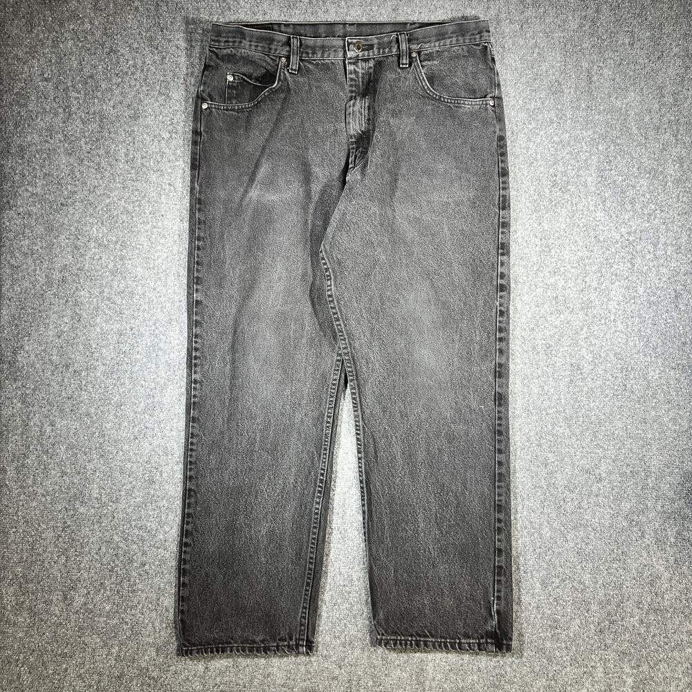 Vintage Y2K Wrangler Relaxed Fit Jeans 38x30 Faded Black